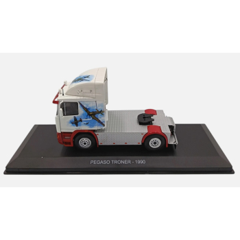 Pegaso Troner 1990 white/red/decor - skala 1:43 - Hachette